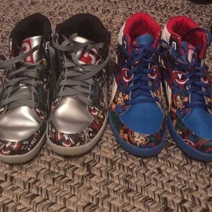 2 Pairs of Marvel Avengers Reebok’s